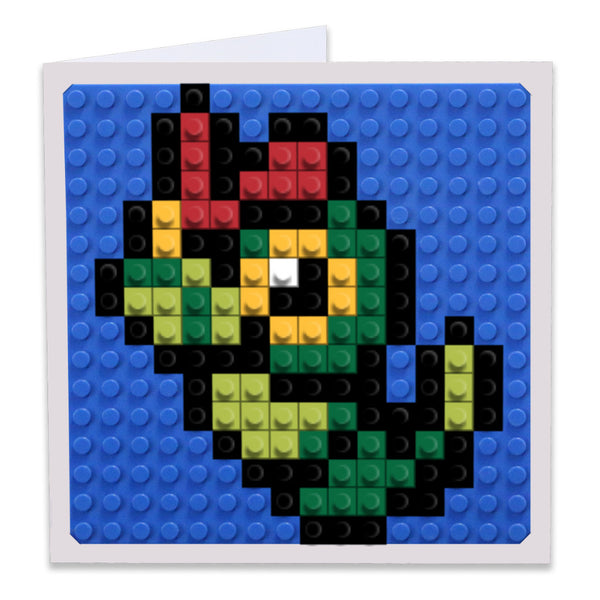 Pokemon Caterpie Greeting Card