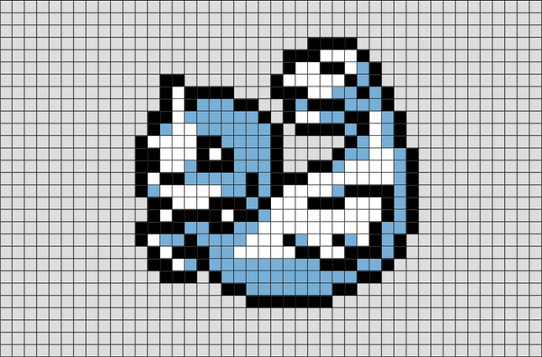 Pokemon Dewgong Pixel Art
