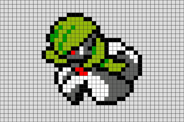 Pokemon Gardevoir Pixel Art