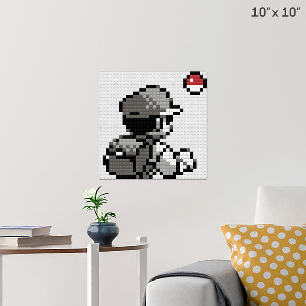 Pokemon Gen 1 Red Brick Poster