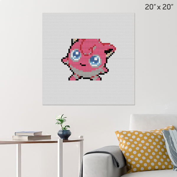 Pokemon Jigglypuff Brick Poster