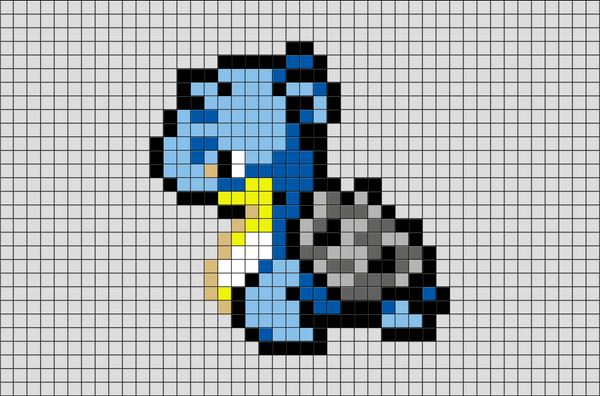 Pokemon Lapras Pixel Art