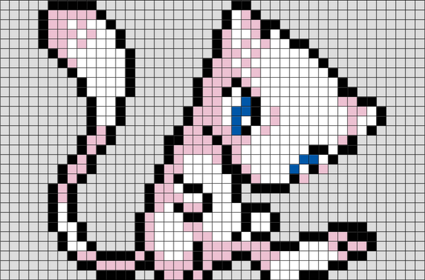 Pokemon Mew Pixel Art