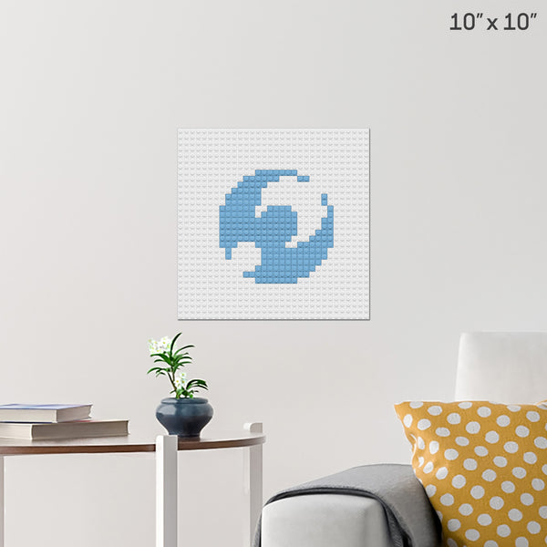 Pokemon Moon Brick Poster
