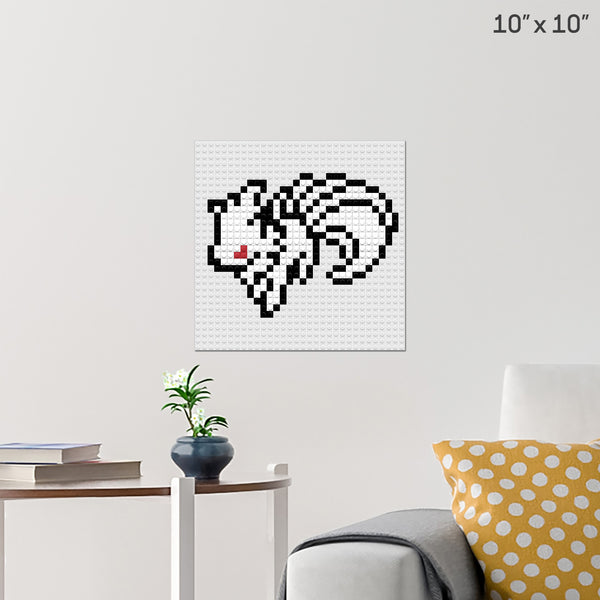 Pokemon Ninetails Brick Poster