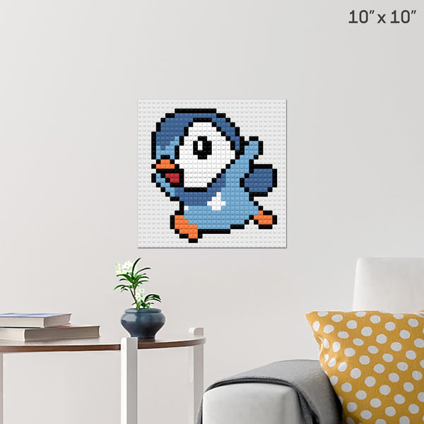 Pokemon Piplup Brick Poster
