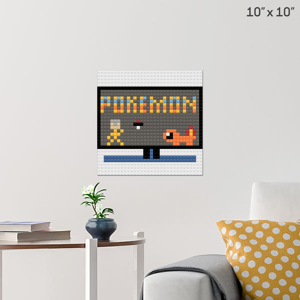 pokemon Brick Poster
