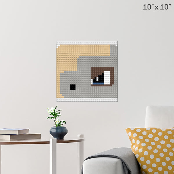 Pokemon Quest Cubone Brick Poster