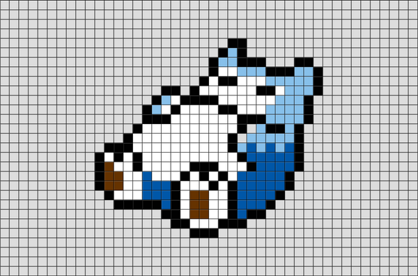 Pokemon Snorlax Pixel Art