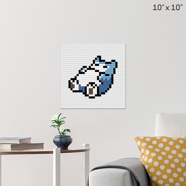 Pokemon Snorlax Brick Poster