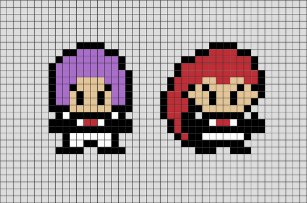 Pokemon Team Rocket Pixel Art