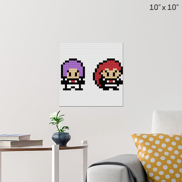 Pokemon Team Rocket Brick Poster