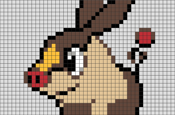 Pokemon Tepig Pixel Art