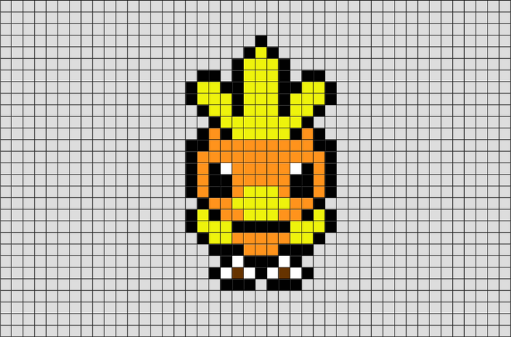 Pokemon Torchic Pixel Art