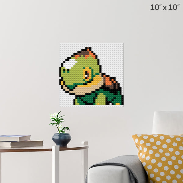 Pokemon Turtwig Brick Poster