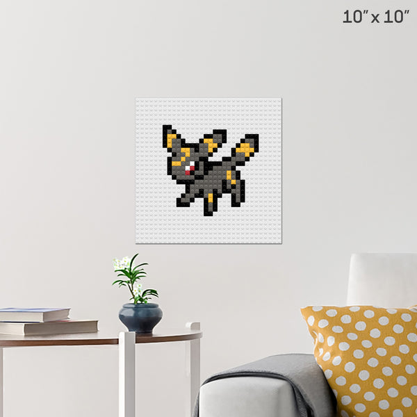 Pokemon Umbreon Brick Poster