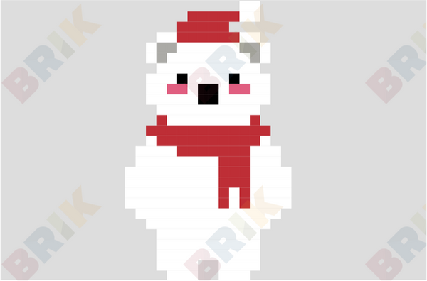 Polar Bear Pixel Art