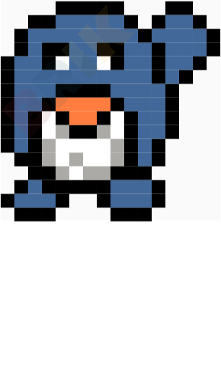 Poliwag Pixel Art