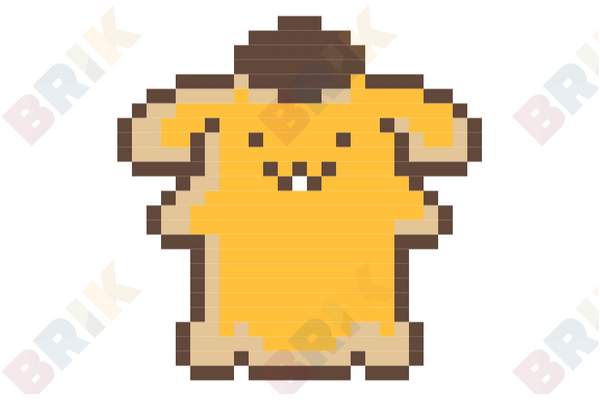 Pompompurin Pixel Art