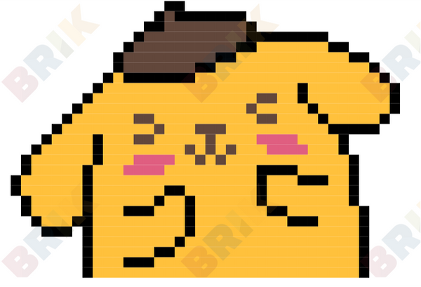 Pompompurin Pixel Art