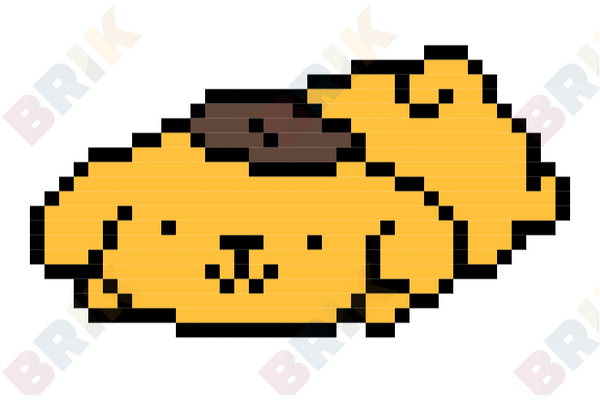Pompompurin Pixel Art