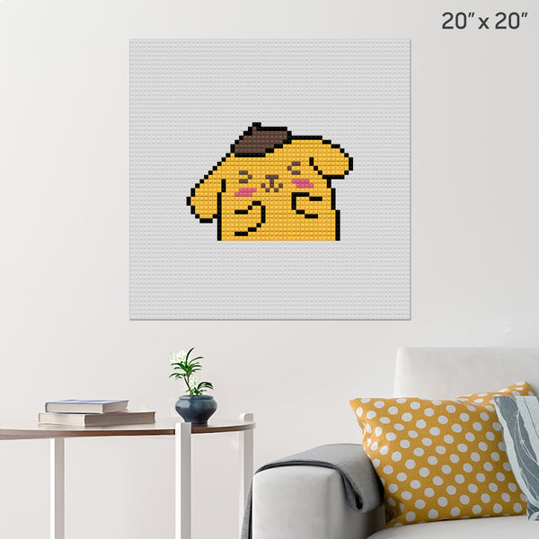 Pompompurin Brick Poster