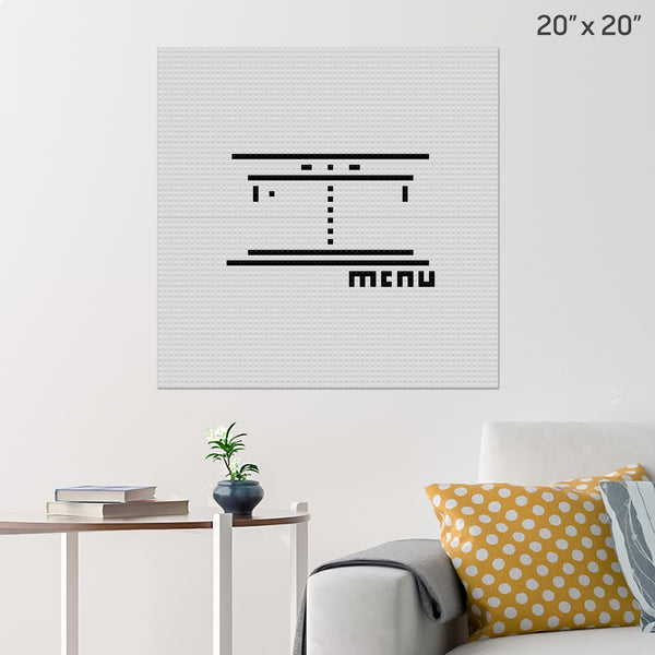 Pong Brick Poster