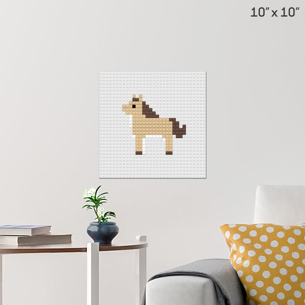 Pony Brick Poster
