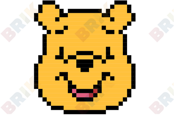 Pooh Pixel Art