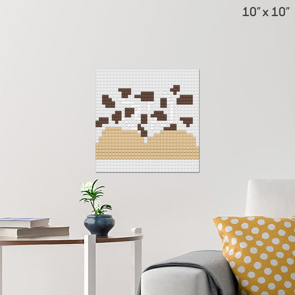 poop volcano Brick Poster