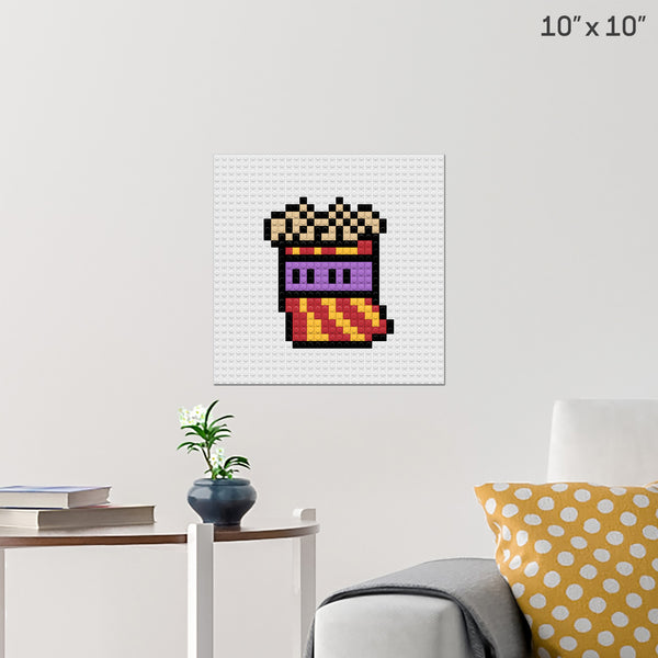 Popcorn Brick Poster