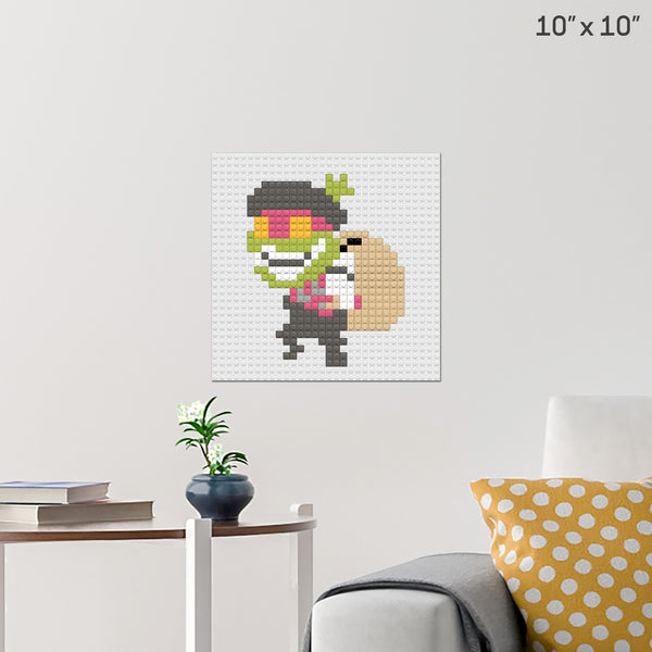 Popple Brick Poster