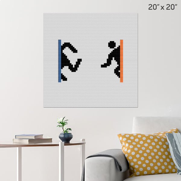 Portal Brick Poster