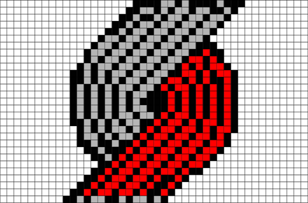 Portland Trail Blazers Pixel Art