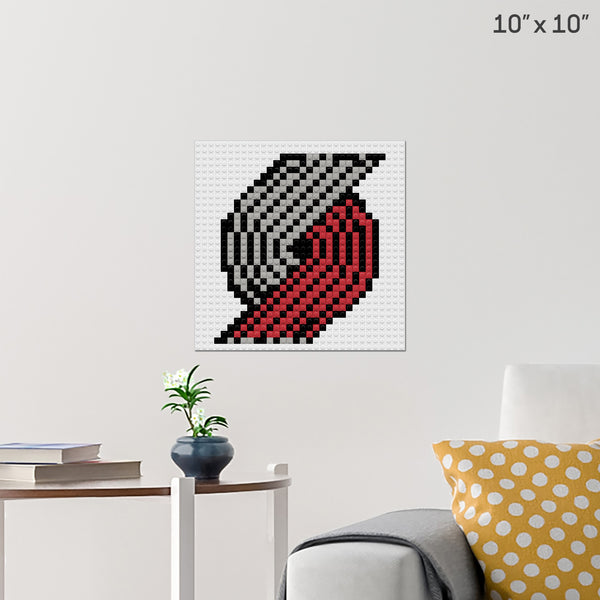 Portland Trail Blazers Brick Poster