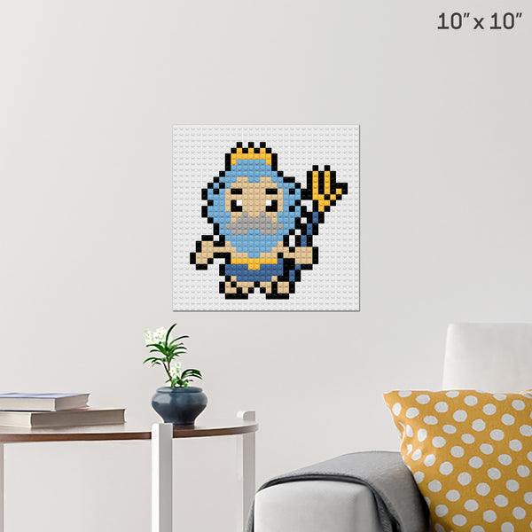 Poseidon Brick Poster