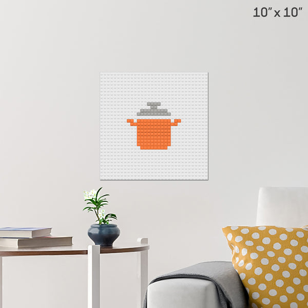 Potluck Brick Poster