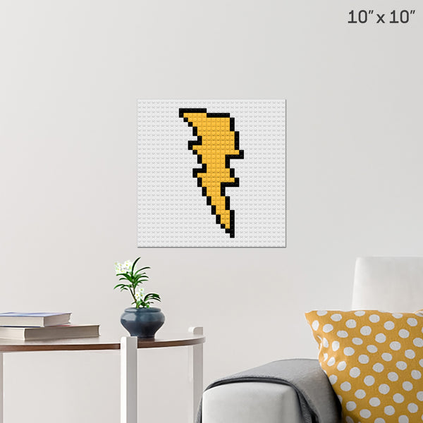 Power Rangers Brick Poster