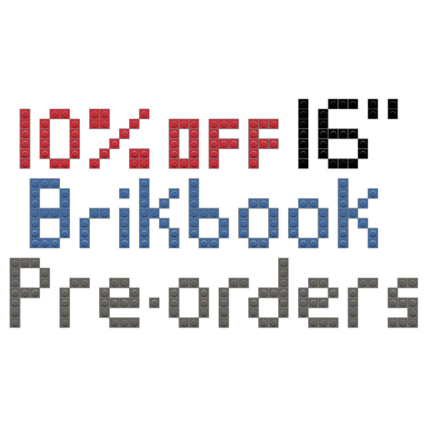 preorder new 16 inch brikbook