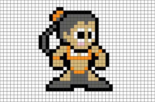 Princess Leia Pixel Art