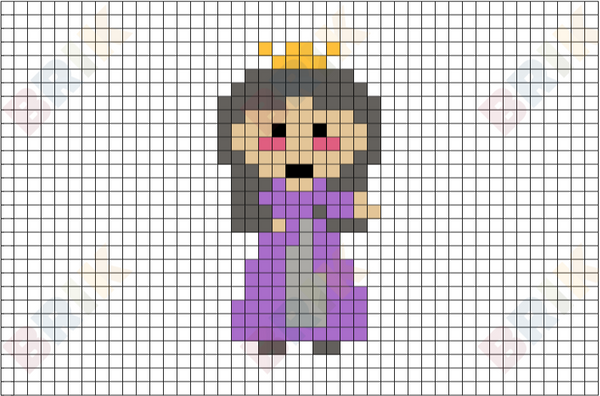 Princess Pixel Art