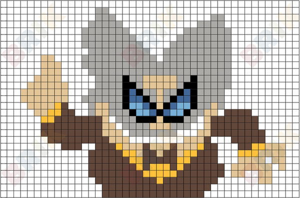 Professor Pippy Pee-Pee Poopypants Pixel Art