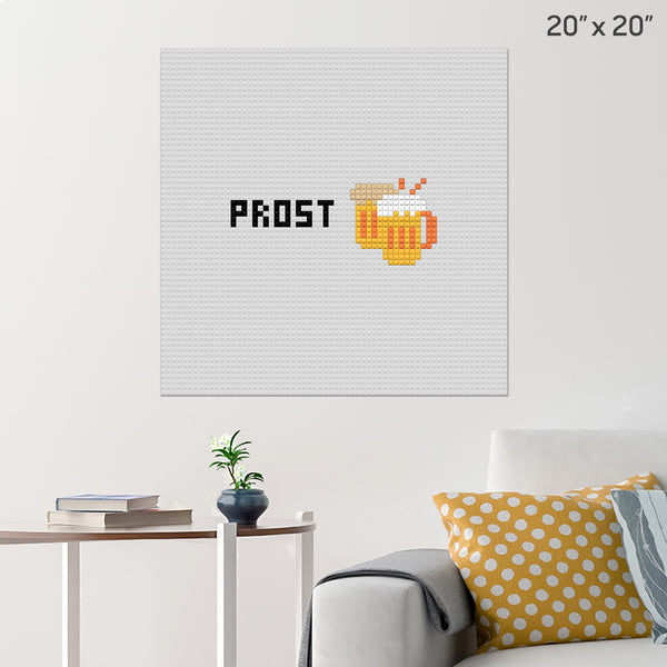 Prost Oktoberfest Brick Poster