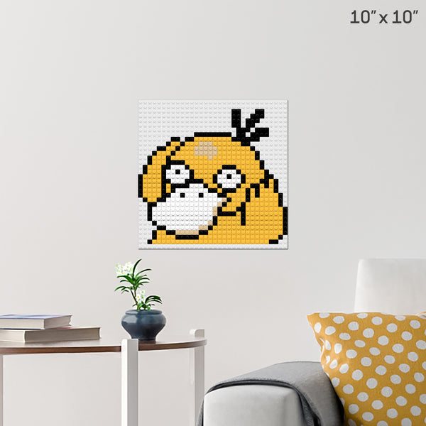 Psy Duck Brick Poster