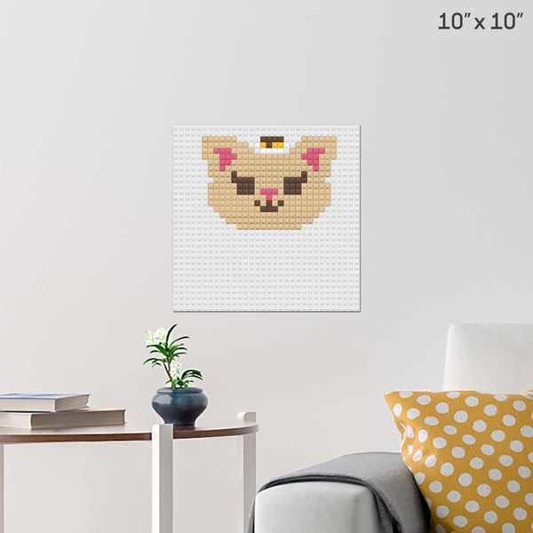 Pudding Cat Brick Poster