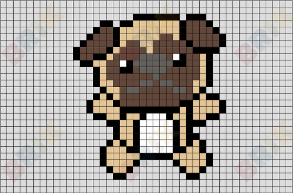 Pug Pixel Art