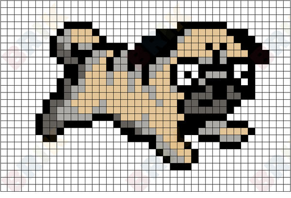 Pug Pixel Art