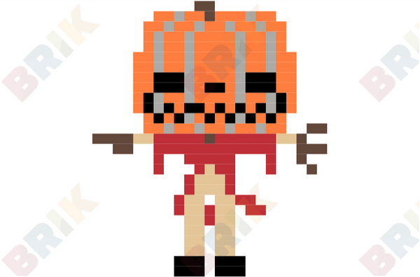 Pumpkin King Pixel Art