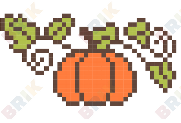 Pumpkin Pixel Art