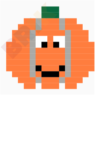 Pumpkin Pixel Art